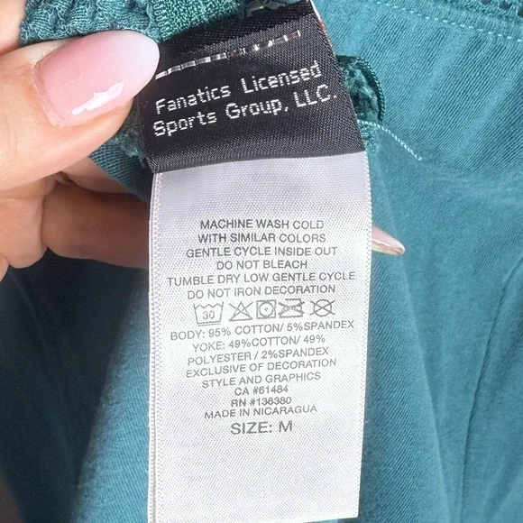 Harley-Davidson Vintage Women's Mesh Shoulder Teal Sleeveless Graphic Arkansas M - Picture 7 of 11